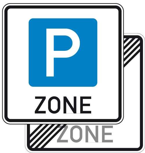 Parkraumbewirtschaftungszone doppelseitig Nr. 314.1-40