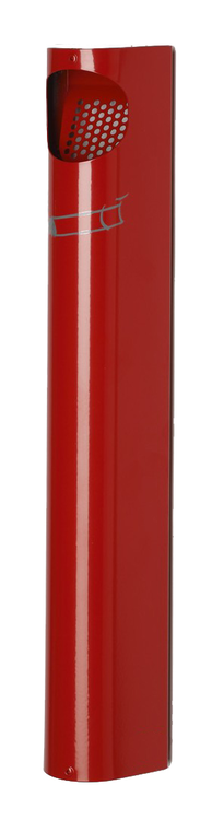 Modellbeispiel: Zigarettenascher -Cubo Pepita- 3,5 Liter, aus Stahl, zur Wandbefestigung, in rot (Art. 16748)