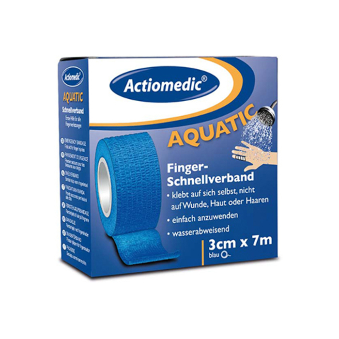 Modellbeispiel: Schnellverband Actiomedic® -Aquatic-, blau (Art. 25500)