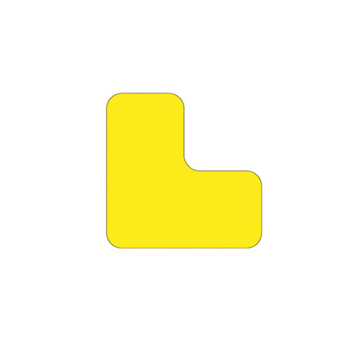 Modellbeispiel: Lagerplatzkennzeichnung -WT-5029- L-Stücke für Tiefkühlbereiche, gelb (Art. 39529)