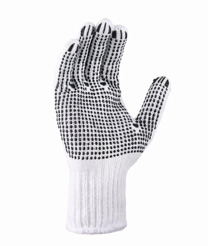 teXXor® Grobstrick-Handschuhe 'BAUMWOLLE/POLYESTER', einseitige Noppen, 7 