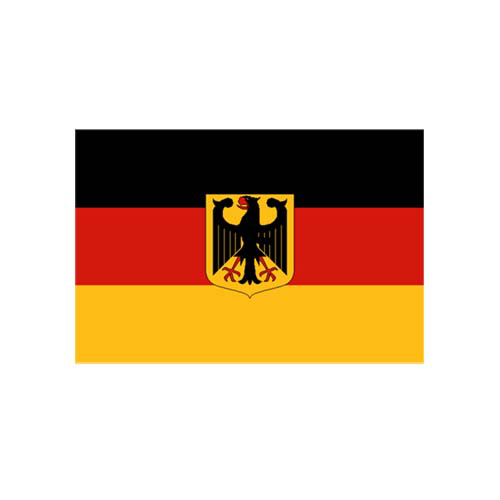 Technische Ansicht: Technische Ansicht: Bundeswappenflagge Deutschland
