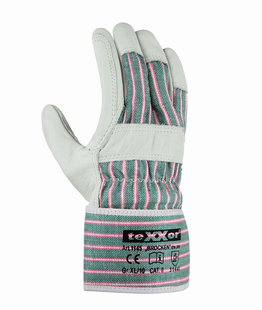 teXXor® Rindvollleder-Handschuhe 'BROCKEN'