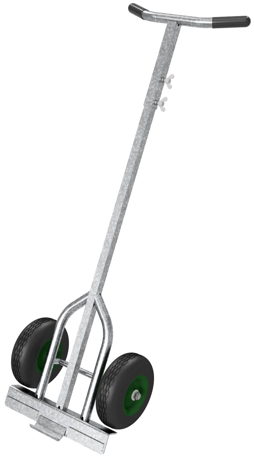 Modellbeispiel: Fußplattentrolley aus Stahl  (Art. 51903)