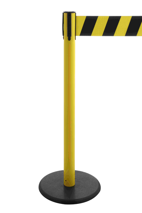 Modellbeispiel: Personenleitsystem  -P-Line Premium-, gelb  mit gelb/schwarzem Gurt (Art. 34244e-17)