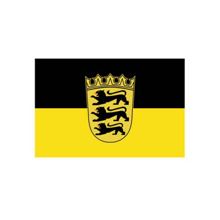 Technische Ansicht: Bundeslandflagge Baden-Württemberg