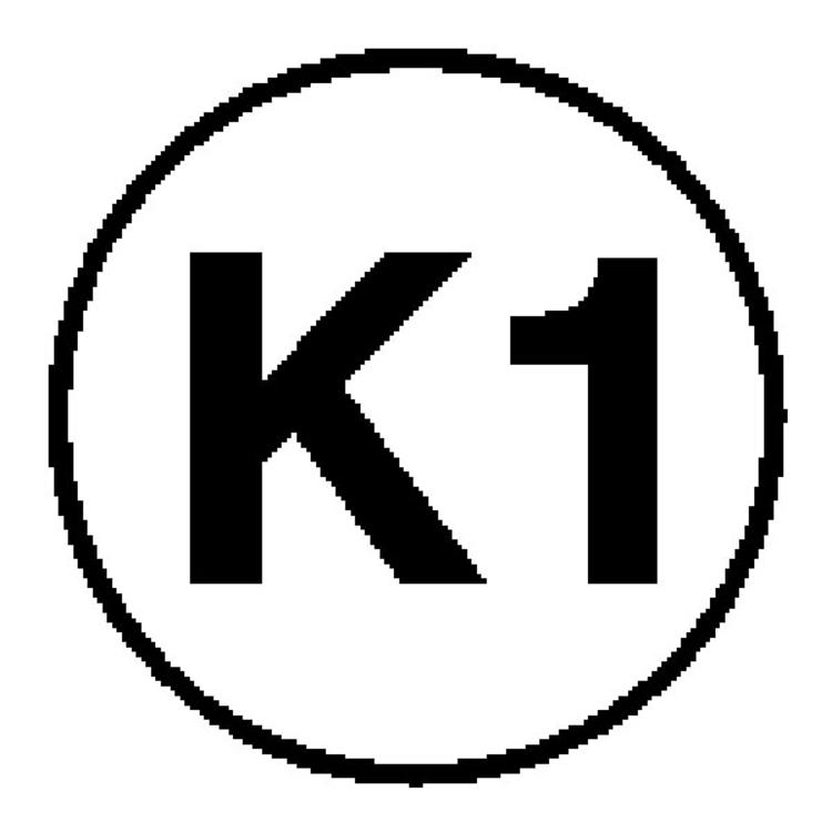 Elektrokennzeichnung/Betriebsmittelkennzeichnung, Kennzeichnung für ortsveränderliche Betriebsmittel, K1