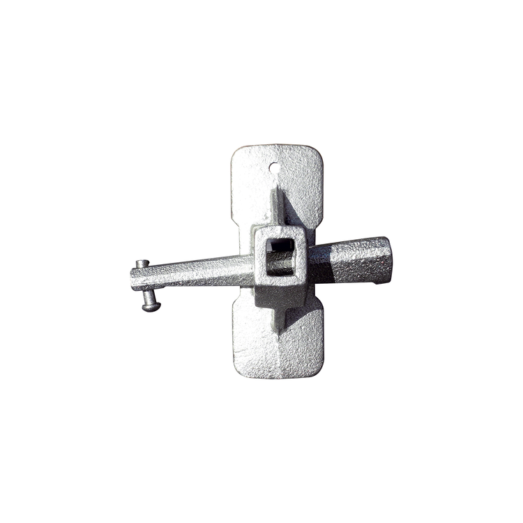 Keilspannschloss -Guß-, für Spanndrähte 4-10 mm, Grundplatte 100 x 40 mm, VPE 50 Stk.