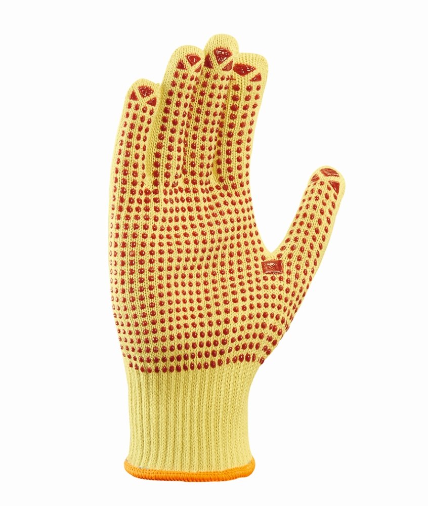 teXXor® Mittelstrick-Handschuhe 'ARAMID mit Noppen', 7 