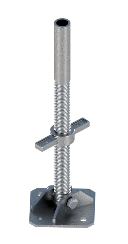 Höhenausgleichsplatte für Beton-Aufstellvorrichtung, aus Stahl