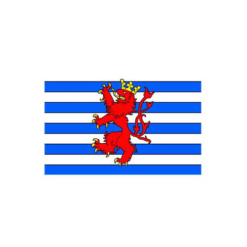 Technische Ansicht: Technische Ansicht: Länderflagge Luxemburg