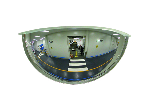 Überwachungsspiegel -PANORAMA-180- aus Acrylglas, mit Abdeckung