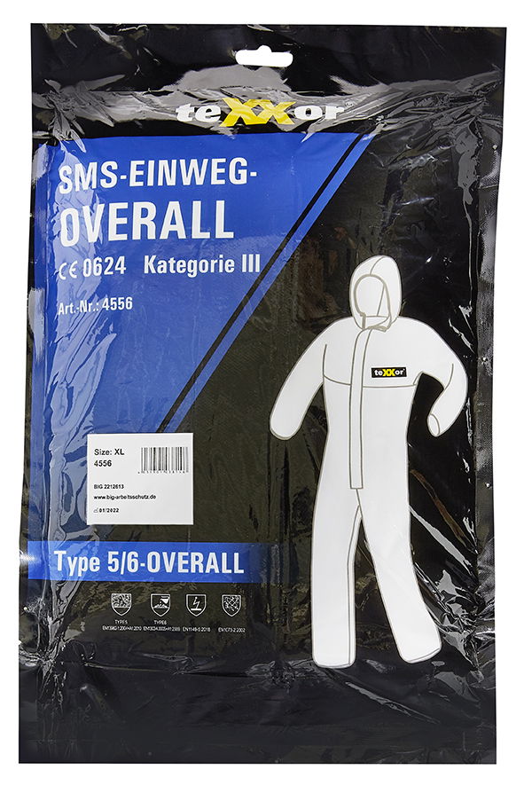 teXXor® SMS-Einweg-Overall, L