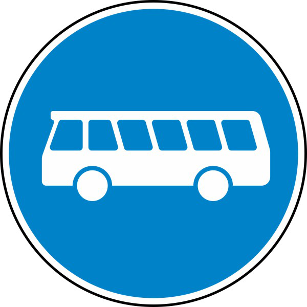 Bussonderfahrstreifen Nr. 245