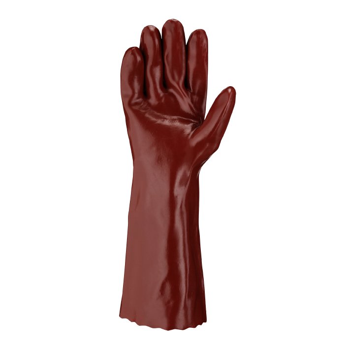 teXXor® PVC-Handschuhe 'ROTBRAUN', Handschuhlänge ca. 400 mm