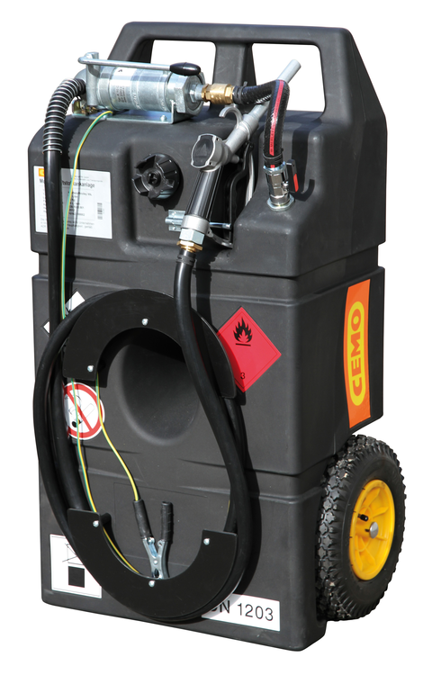 Modellbeispiel: Kraftstofftrolley -CEMO Ex0- 95 Liter mit Handpumpe (Art. 32422)