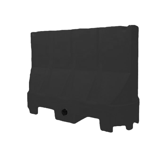 Modellbeispiel: Fahrbahnteiler (Schrammborde) -Montana- in schwarz(Art. 41260)