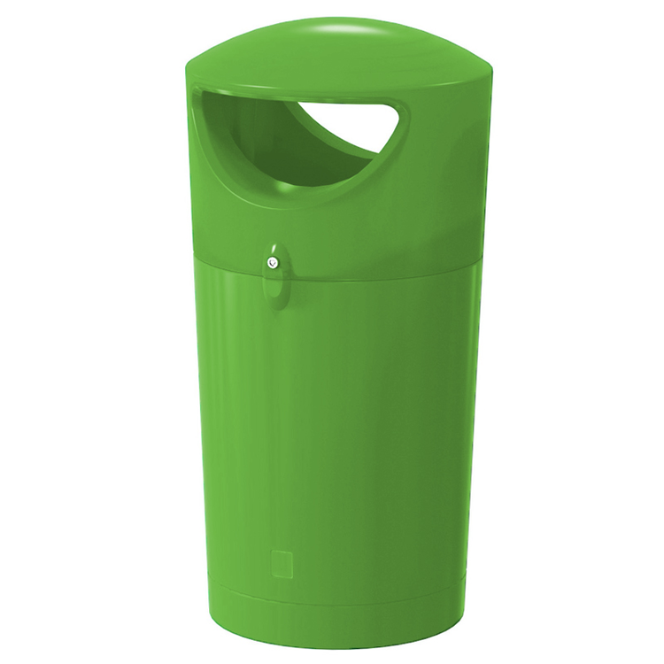 Modellbeispiel: Abfallbehälter -Metro Hooded- in limone (Art. 37700)