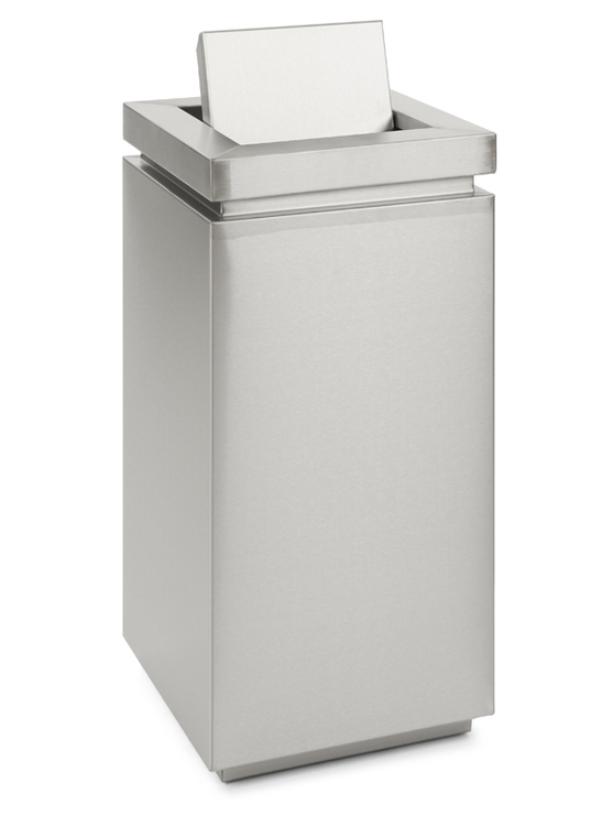 Abfallbehälter -Tumble Deluxe- 110 Liter aus Edelstahl, selbstlöschend