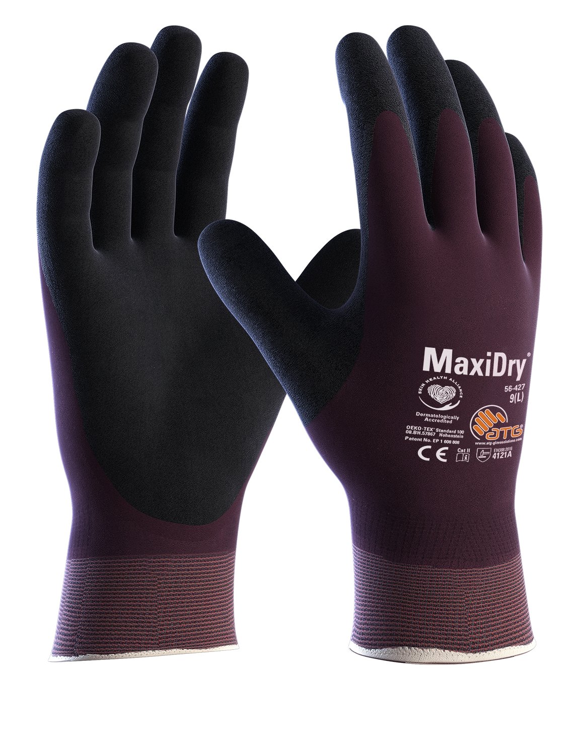 MaxiDry®  Nylon-Strickhandschuhe '(56-427)', 10 