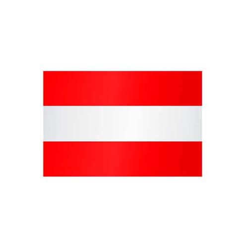 Technische Ansicht: Technische Ansicht: Länderflagge Österreich (ohne Wappen)