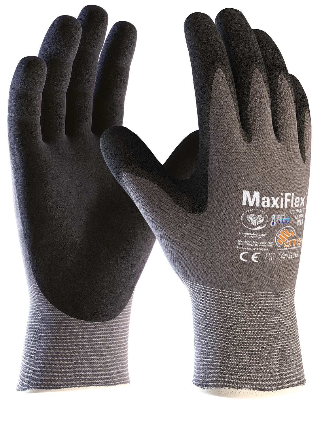 MaxiFlex® Ultimate™ AD-APT® Nylon-Strickhandschuhe '(42-874 HCT), SB-Verpackung'