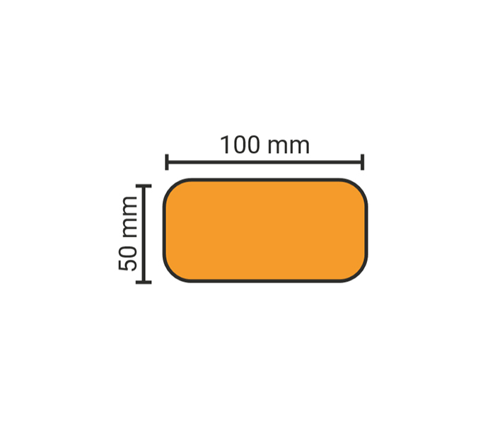 Lagerplatzkennzeichnung 'WT-5029' Längsstücke, für Tiefkühlbereiche, VPE 25 Stk.