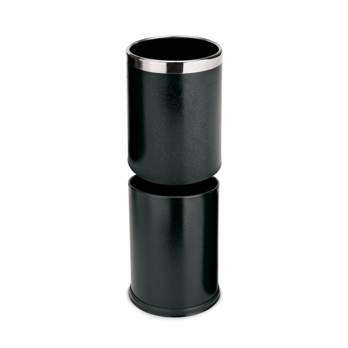 Anwendungsbeispiel: Papierkorb -WSA17-, 12 Liter aus Stahl, herausnehmbarer Einsatz (Art. 37259)