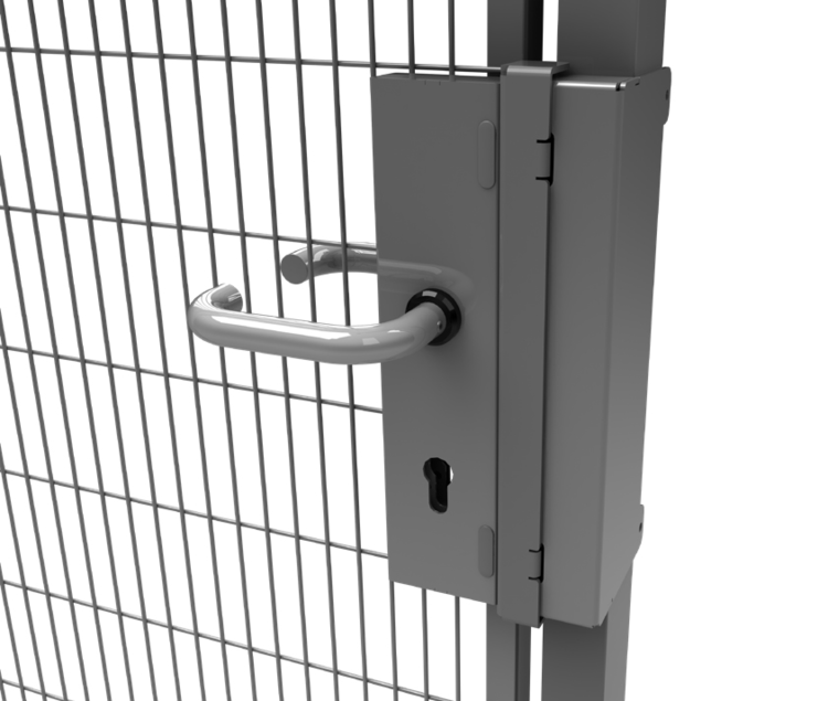Modellbeispiel: Lagerbox -Cage- aus Stahl, optionales EC-Schloss (Art. 39823-02)