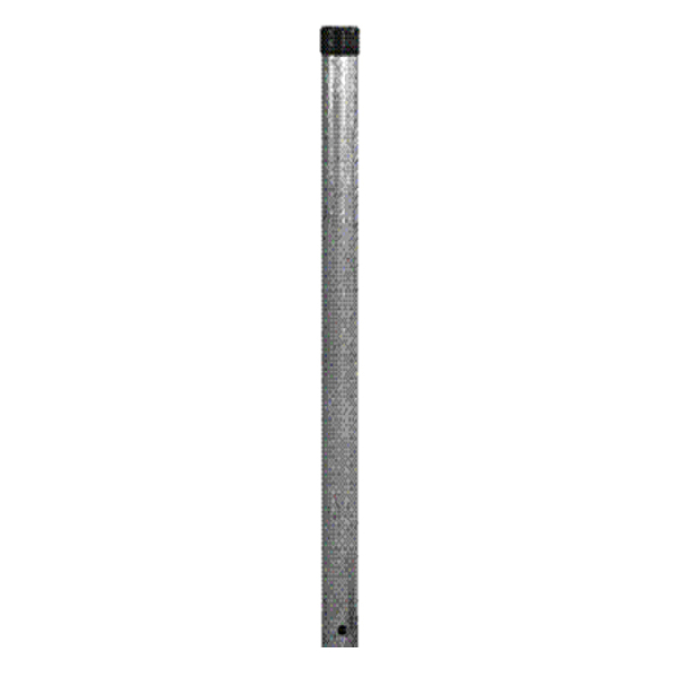 Modellbeispiel: Rohrpfosten aus Stahl Ø 60 mm,  Wandstärke 2,0 mm (Art. p-s110)