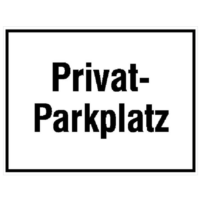 Modellbeispiel: Parkplatzkennzeichnung Privat-Parkplatz (Art. 11.5577)