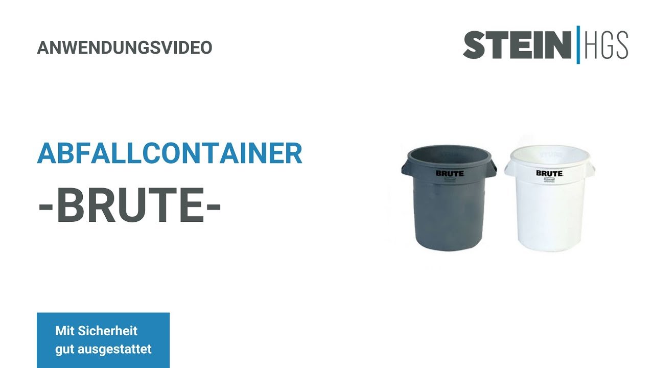 Abfallcontainer -BRUTE- Rubbermaid 208,2 Liter aus PE
