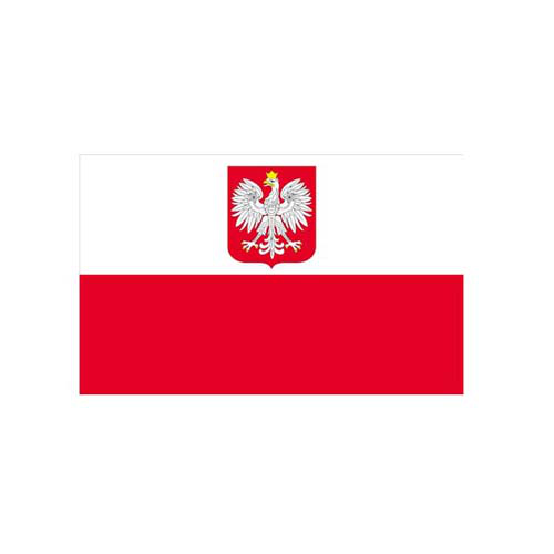 Technische Ansicht: Technische Ansicht: Länderflagge Polen