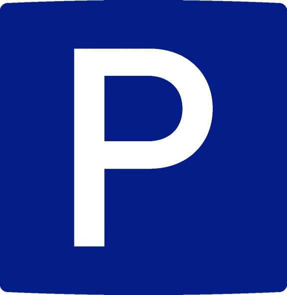 Parkplatzbeschilderung, einseitig