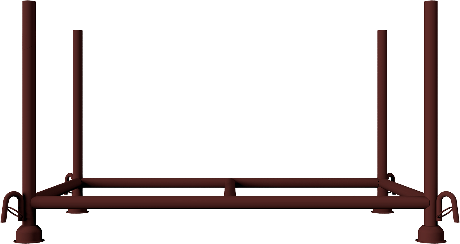 Modellbeispiel: Stapelpalette mit Kranhaken, lackiert (Art. 50150)