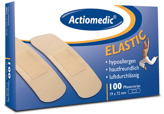 Pflasterstrips Actiomedic® 'Elastic', und 'Aquatic'