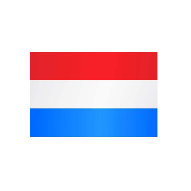Technische Ansicht: Technische Ansicht: Länderflagge Luxemburg (ohne Wappen)