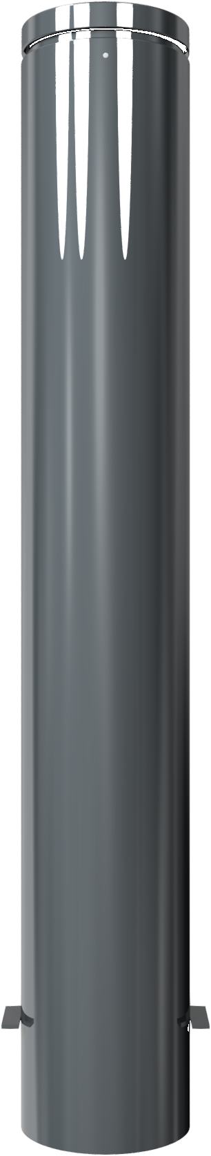 Modellbeispiel: Stilpoller Ø 193 mm mit Ziernut (Art. 40195b)