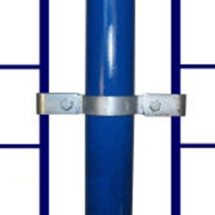 Anwendungsbeispiel: Rohrverbinder aus Temperguss -Gitterhalter zweiseitig- (Art. 31719)