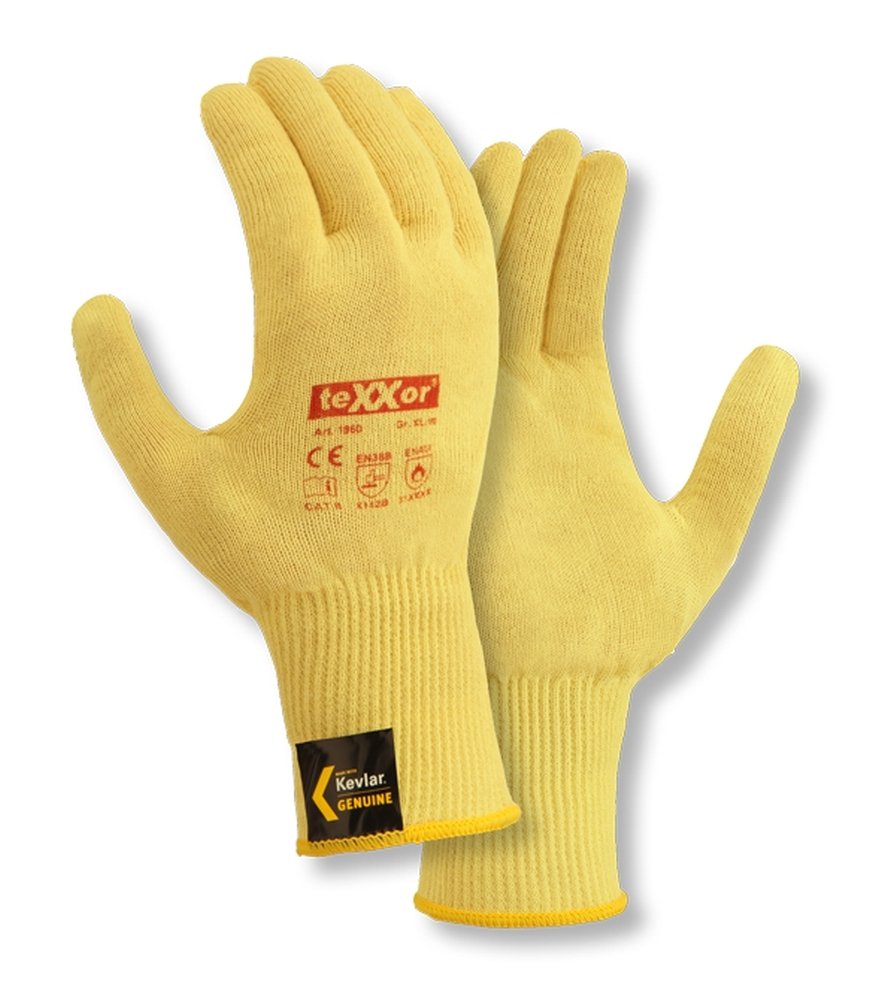teXXor® Feinstrick-Handschuhe 'ARAMID', 10 