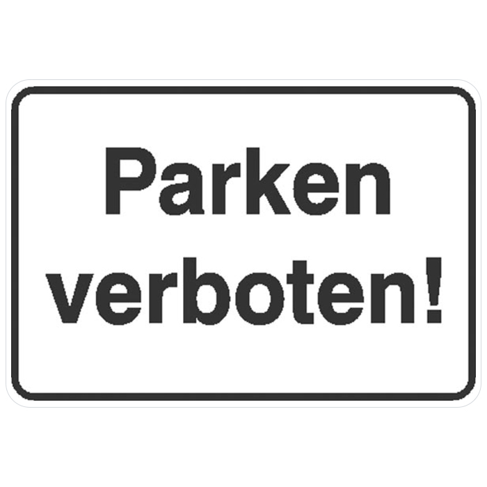 Modellbeispiel: Parkplatzkennzeichnung Parken verboten! (Art. 11.5575)