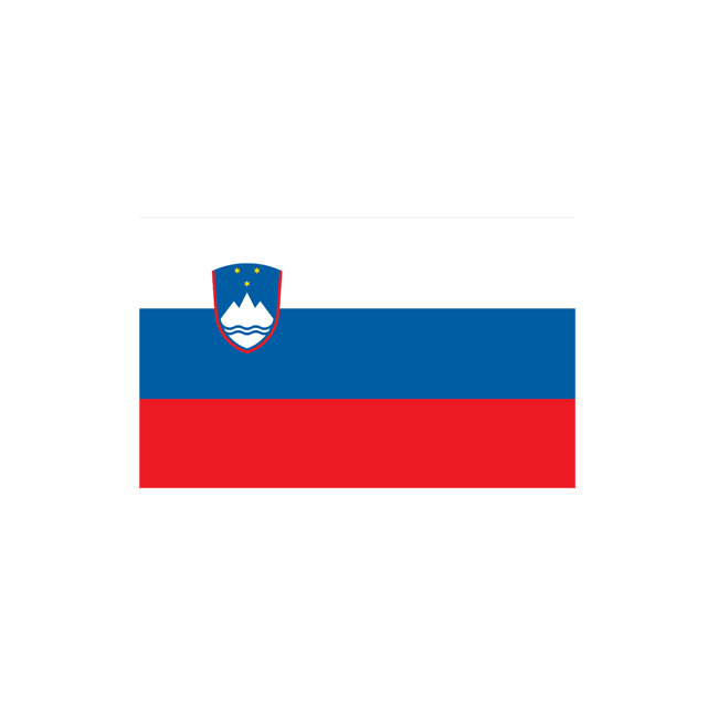 Technische Ansicht: Technische Ansicht: Länderflagge Slowenien