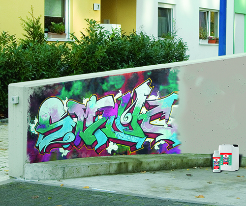Graffiti-Entferner -graffitiCRACK- auf Gel-Basis 