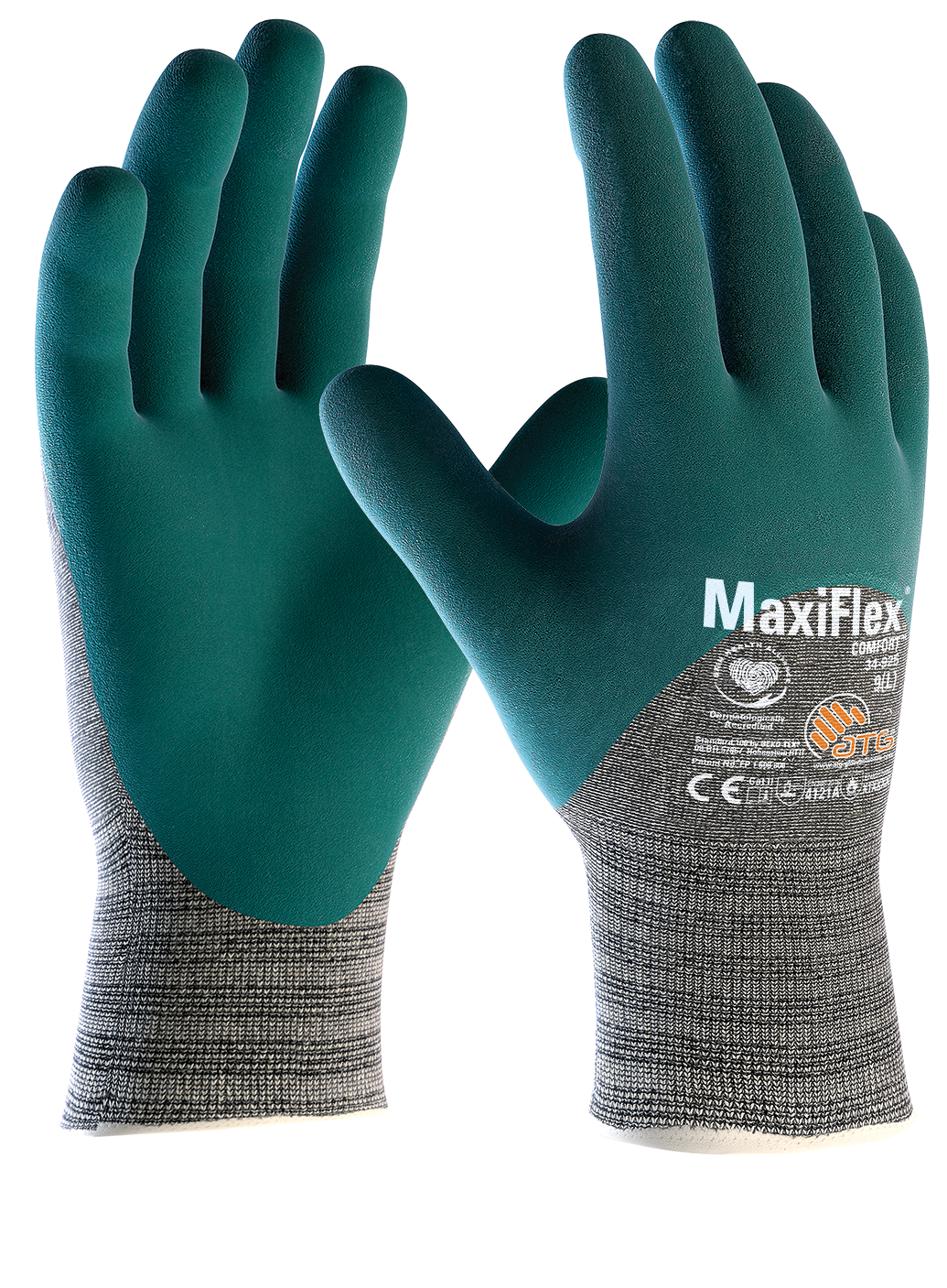 MaxiFlex® Comfort™ Baumwoll-/Nylon-Strickhandschuhe '(34-925)', 9 