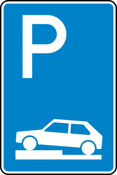 Parken auf Gehwegen halb quer zur Fahrtr. links Nr. 315-70