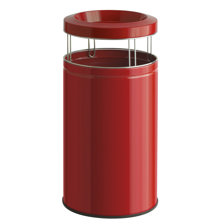 Modellbeispiel: Abfallbehälter -Wesco Big Ash- rot (Art. 17716)