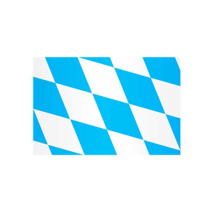 Landesflagge Bayern (Rauten ohne Wappen)