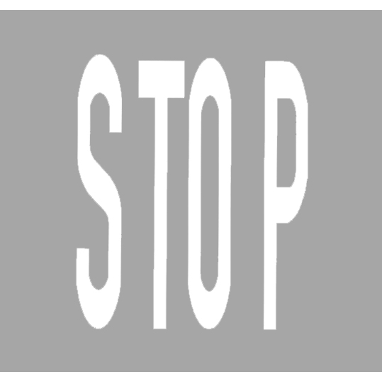Modellbeispiel: PREMARK Straßenmarkierung -Stop- (Art. 31358)