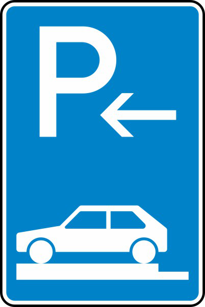 Parken auf Gehwegen ganz quer zur Fahrtr. links (Ende) Nr. 315-82
