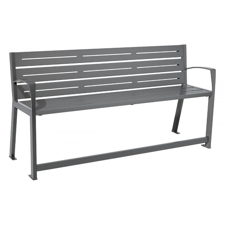 Modellbeispiel: Sitzbank -Steel- für Senioren aus Stahl (Art. 41151)